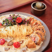 명란카츠 크림파스타(Best) 메뉴 사진(네이버)