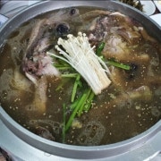 옻닭, 옻오리백숙 메뉴 사진(네이버)