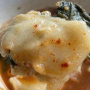 수제비사리 메뉴 사진(네이버)