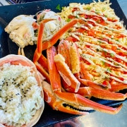 대게치즈구이+조개구이 메뉴 사진(네이버)