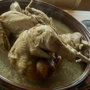 황칠백숙 메뉴 사진(네이버)