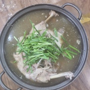 한방오리백숙 메뉴 사진(네이버)