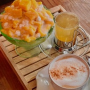 망고빙수 메뉴 사진(네이버)