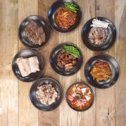 LA양념꽃갈비 4인 1KG 메뉴 사진(네이버)