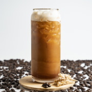 복숭아메리카노(아샷추) ICE 메뉴 사진(네이버)