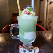 말차플로토(matcha float) 메뉴 사진(네이버)