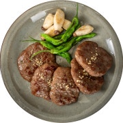 떡갈비맛 스테이크 메뉴 사진(네이버)