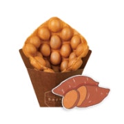 고구마 까이딴자이(에그와플) 메뉴 사진(네이버)