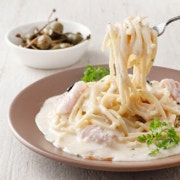 베이컨 크림 파스타 메뉴 사진(네이버)