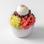 생과일 팥빙수 (1~2인분) 메뉴 사진(네이버)