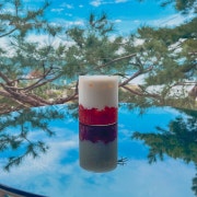 딸기 라테 메뉴 사진(네이버)