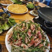 오리대패불고기(간장) 소 메뉴 사진(네이버)