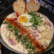 청양크림파스타 메뉴 사진(네이버)