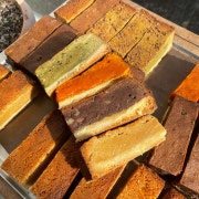 버터바(황치즈,초코,말차,캬라멜) 메뉴 사진(네이버)
