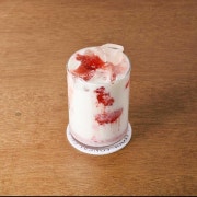 딸기라떼 메뉴 사진(네이버)
