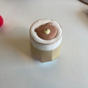 베어솔티드카라멜라떼 메뉴 사진(네이버)