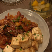 들기름두부김치 메뉴 사진(네이버)