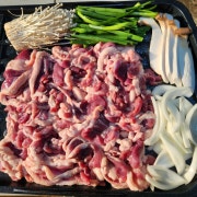 유황 生 오리 메뉴 사진(네이버)