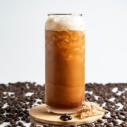복숭아메리카노 ICE 메뉴 사진(네이버)