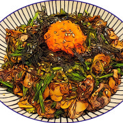 매콤 꼬막 덮밥 메뉴 사진(네이버)