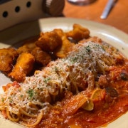 로제파스타&가라아게 메뉴 사진(네이버)