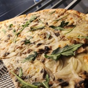 white mushroom slice 메뉴 사진(네이버)