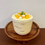 망고 요거트 푸딩 메뉴 사진(네이버)