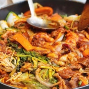 1인 오리주물럭 메뉴 사진(네이버)
