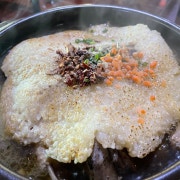 찹쌀누룽지닭백숙 메뉴 사진(네이버)