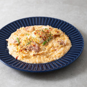 베이컨매콤크림리조또 메뉴 사진(네이버)