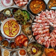 우삼겹살 메뉴 사진(네이버)