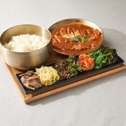 원조 1978 남산돈까스 비빔밥 정식 메뉴 사진(네이버)