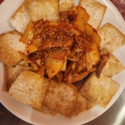 두부김치 메뉴 사진(네이버)