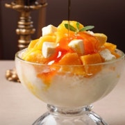 에르망고치즈빙수 메뉴 사진(네이버)