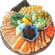 연어 플래터 메뉴 사진(네이버)