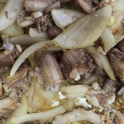 꼼장어 야채 소금구이(원산지 국내산) 메뉴 사진(네이버)