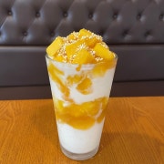 망고컵빙수 메뉴 사진(네이버)