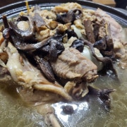 능이백숙(닭,오리) 메뉴 사진(네이버)