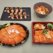 사케동덮밥 메뉴 사진(네이버)