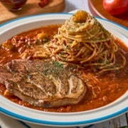 마라토마토파스타&수비드목살스테이크 메뉴 사진(네이버)