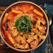 순살치킨 떡볶이 메뉴 사진(네이버)