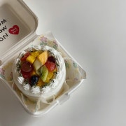 과일생크림 도시락 메뉴 사진(네이버)