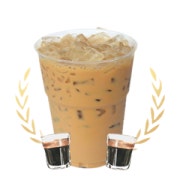 시그니처더블샷 카페라떼ICE 메뉴 사진(네이버)