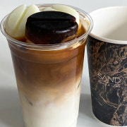 샌드 라떼 메뉴 사진(네이버)