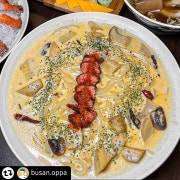 명란크림우동+바게트5P 메뉴 사진(네이버)