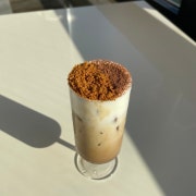 소금안개라떼 메뉴 사진(네이버)
