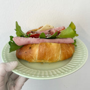 루꼴라소금빵샌드위치 메뉴 사진(네이버)