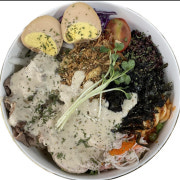 포케야 미트 샐러드 메뉴 사진(네이버)