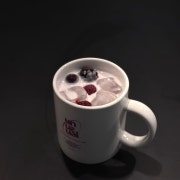 코튼베리 라떼 메뉴 사진(네이버)