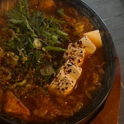 김치우동나베 메뉴 사진(네이버)